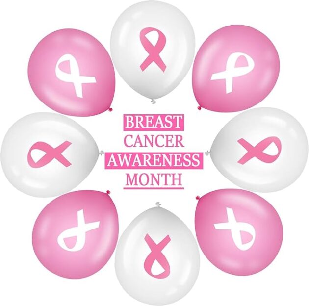 25 Breast Cancer Awareness Balloons - Image 4