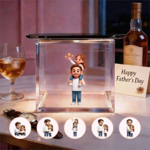 3D Hologram Video Cartoon Gift for Dad - Image 2