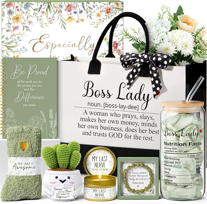 Bosses Day Bosses Gifts for Women, Boss Lady Appreciation Gifts for Women